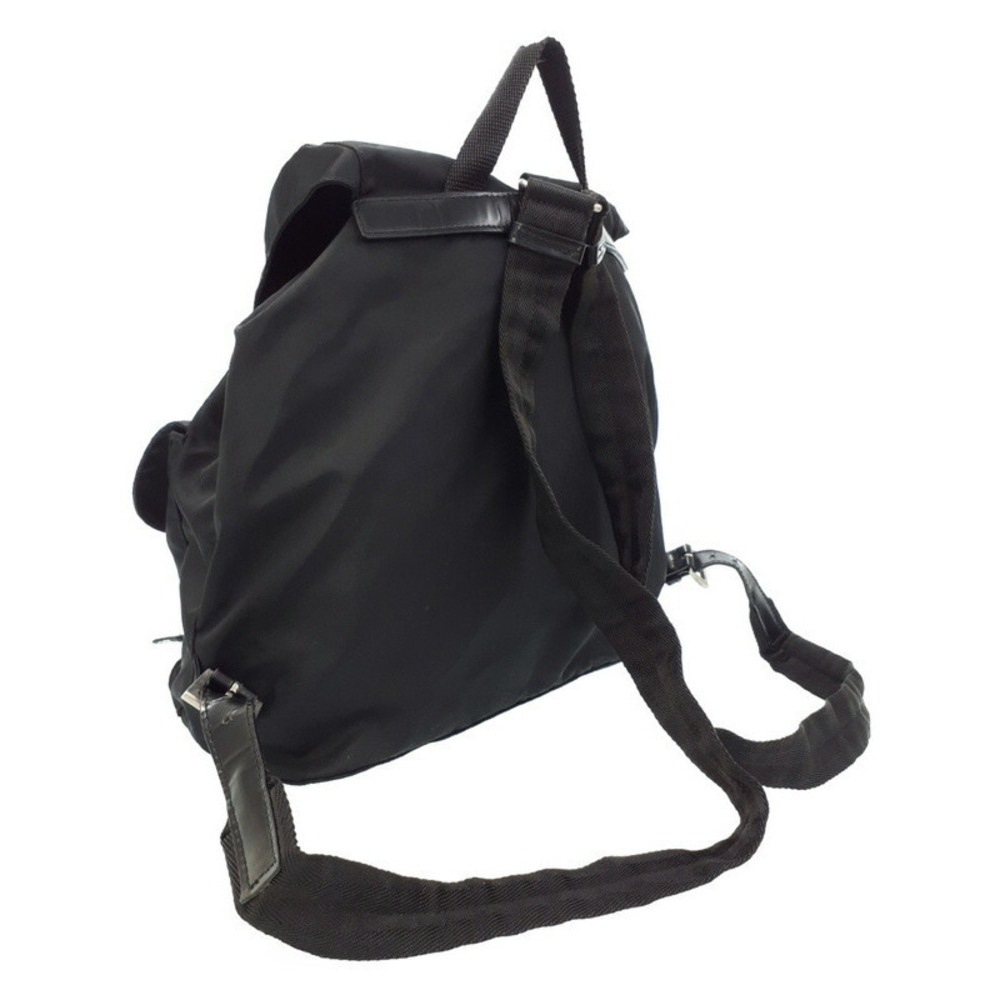 PRADA Two Pocket Tessuto Backpack Rucksack Daybag Black - Picture 2 of 9